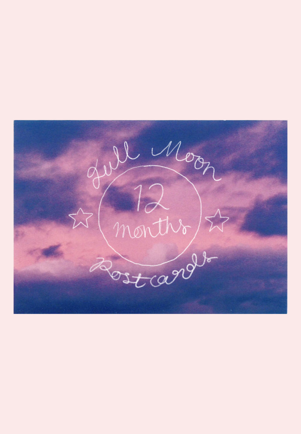 Full Moon Postcards for 12 Months
